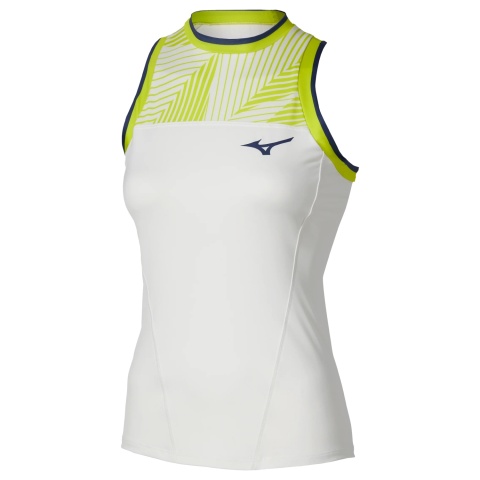 Mizuno Tennis Tank White/Yellow