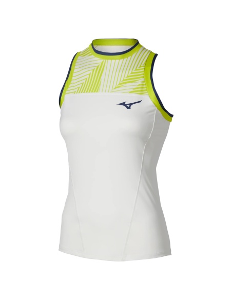 Mizuno Tennis Tank White/Yellow