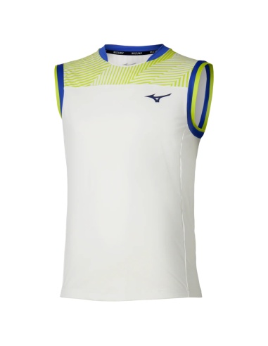 Mizuno Shadow Graphic SleeveLess White/yellow