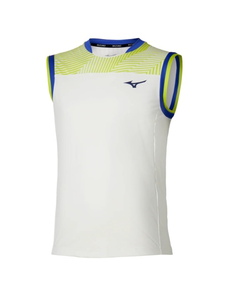 Mizuno Shadow Graphic SleeveLess White/yellow