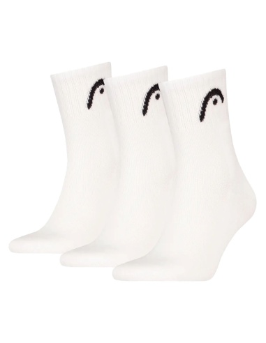 Head Socks  Training ( 3 paia) White