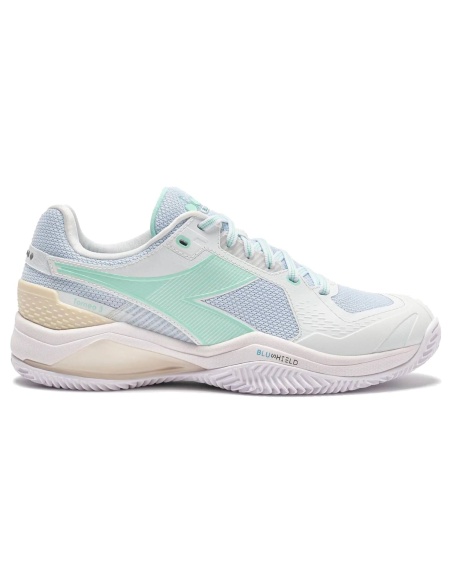 Diadora Blushiìeld Torneo 3 Clay Bianco/Verde Baia