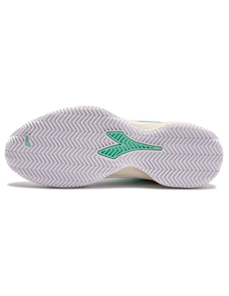 Diadora Blushiìeld Torneo 3 Clay Bianco/Verde Baia