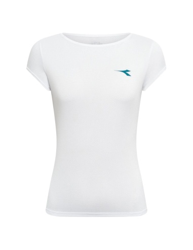 Diadora T-Shirt Tennis Bianco