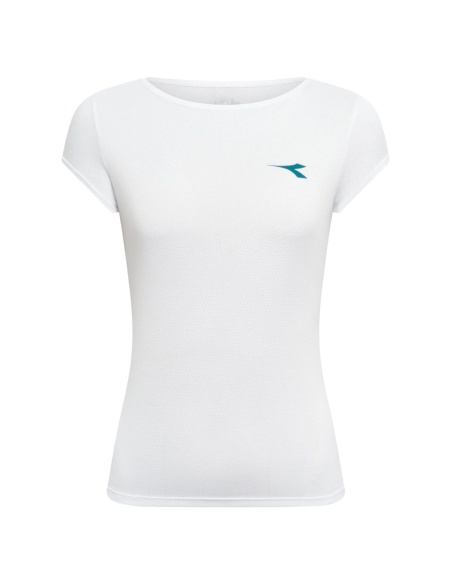 Diadora T-Shirt Tennis Bianco