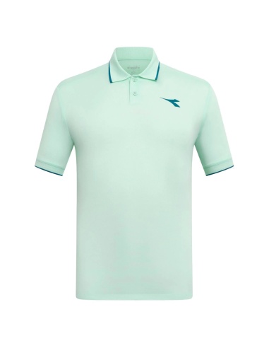 Diadora Polo Match Fibrazero Verde Baia