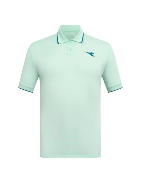 Diadora Polo Match Fibrazero Verde Baia