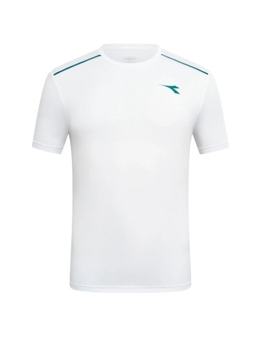 Diadora T-Shirt Court Bianco