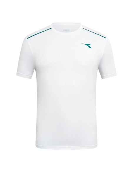 Diadora T-Shirt Court Bianco