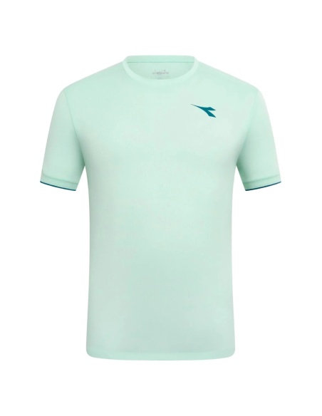 Diadora T-Shirt Match Fibrazero Verde Baia