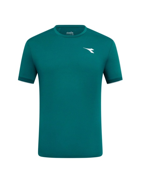 Diadora T-Shirt Match Fibrazero Verde Pino