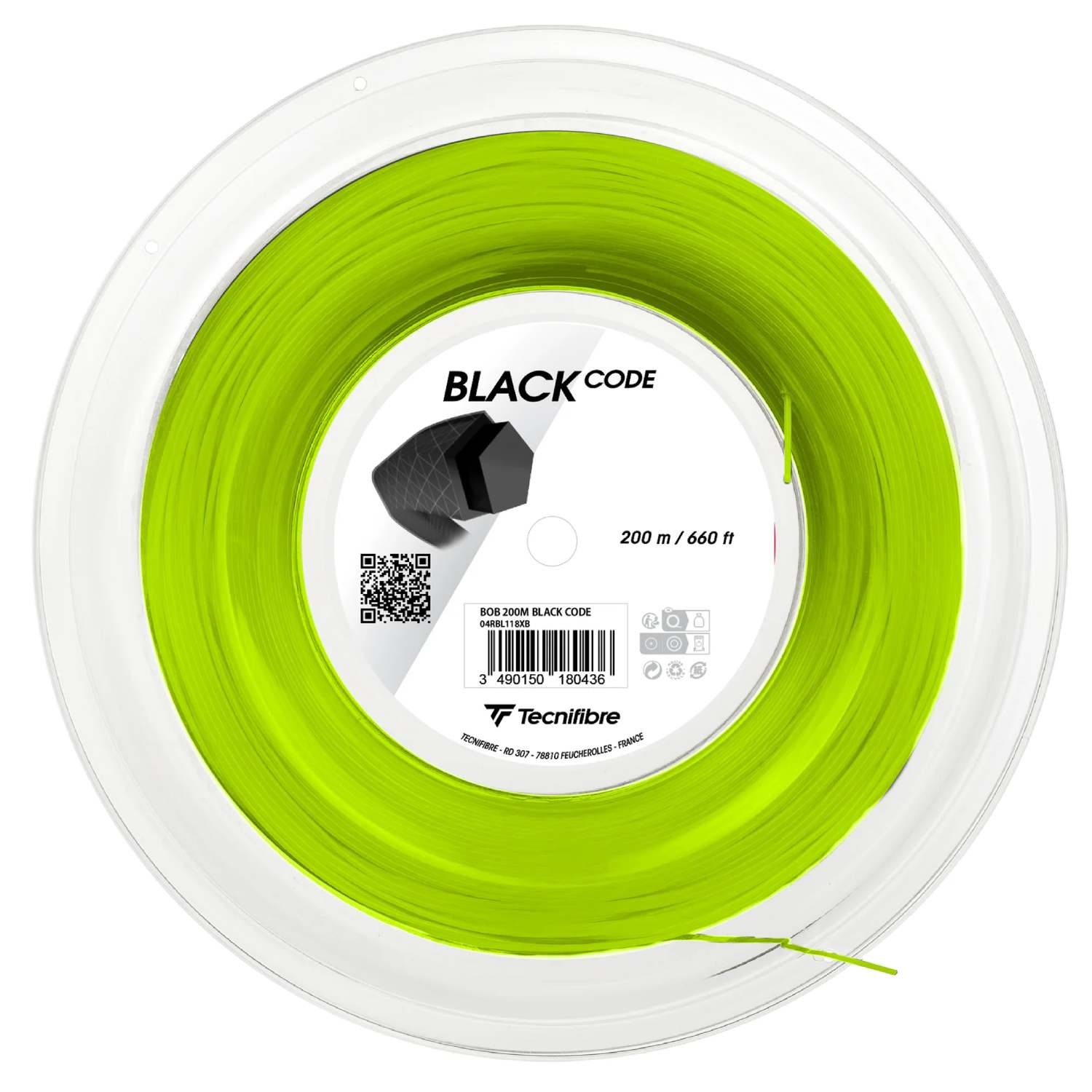 Tecnifibre Black Code 1,24 Lime (200mt)