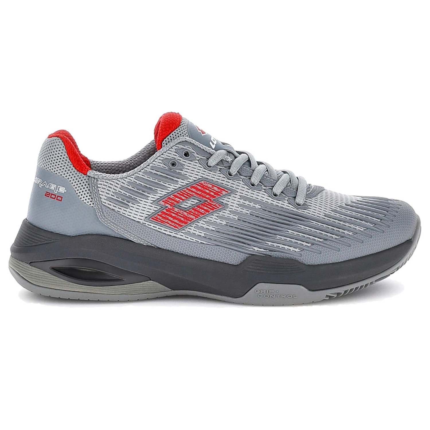 Lotto Mirage 200 II Clay Pool Grey/Red
