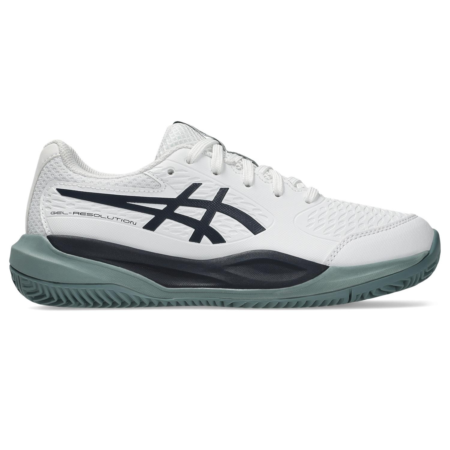 Asics Gel Resolution X GS Junior Clay White/Midnight