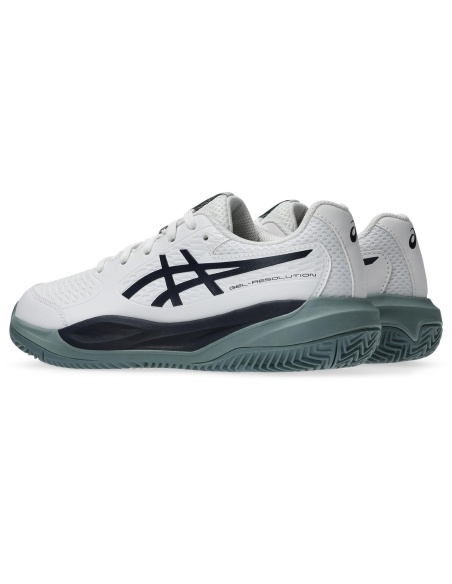 Asics Gel Resolution X GS Junior Clay White/Midnight
