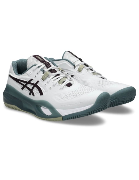 Asics Gel Resolution X Clay White/Aburgine Dark