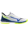 Mizuno Wave Exceed Tour 7 All Court White/Dazzling Blue/Light Yellow