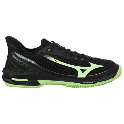 Mizuno Wave Exceed Tour 7 Padel Black/Glowing Apple/Foliage