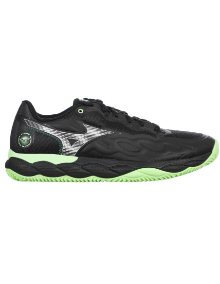 Mizuno Wave Enforce Court Padel Black/Foliage Green