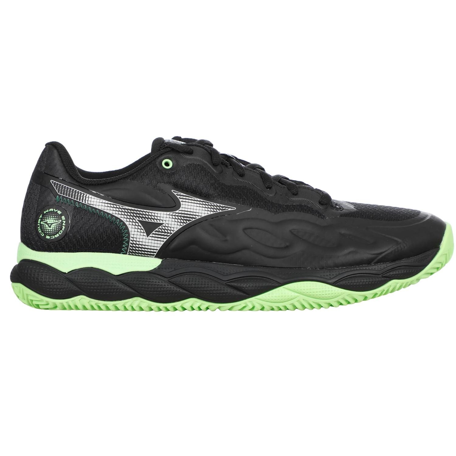 Mizuno Wave Enforce Court Padel Black/Foliage Green