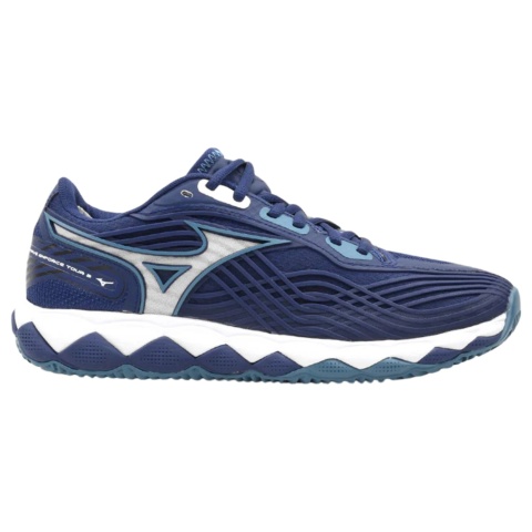Mizuno Wave Enforce Tour 2 Clay Bellwether Blue/White/Fjord Blue