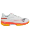 Mizuno Wave Exceed Court Clay White/Calypso Coral