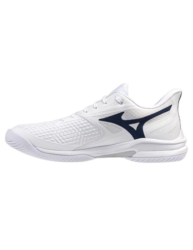 Mizuno Wave Exceed Tour 7 All Court White/Insignia Blue/Orange.com