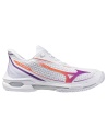 Mizuno Wave Exceed Tour 7 Clay White/Dahlia/Lava Orange
