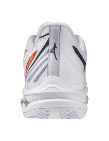 Mizuno Wave Exceed Tour 7 Clay White/Insignia Blue/Orange.com