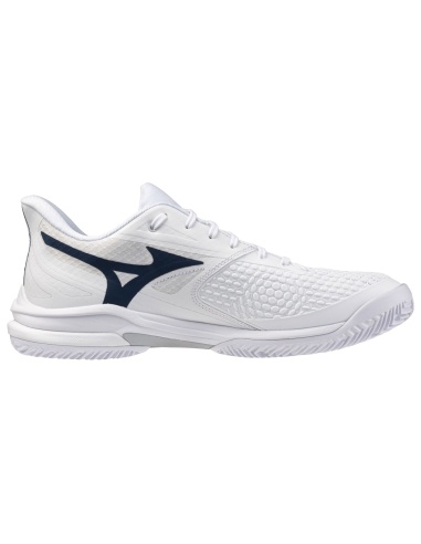 Mizuno Wave Exceed Tour 7 Clay White/Insignia Blue/Orange.com
