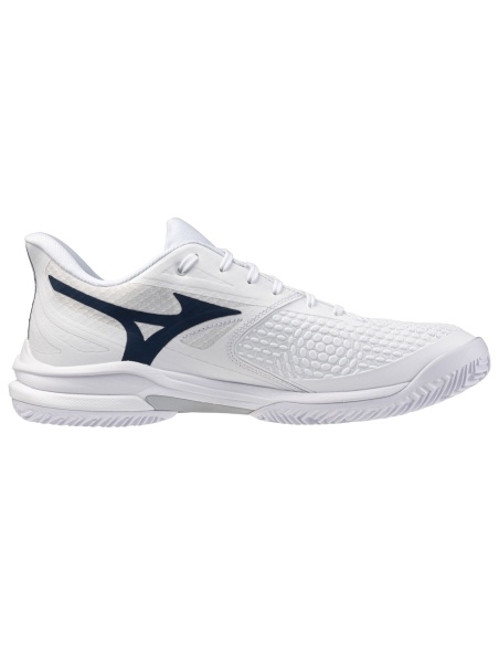 Mizuno Wave Exceed Tour 7 Clay White/Insignia Blue/Orange.com