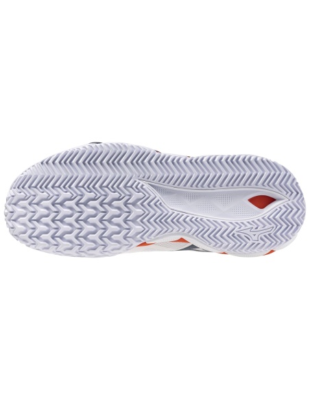 Mizuno Wave Enforce Tour 2 Clay White/Insignia Blue/Orange.com