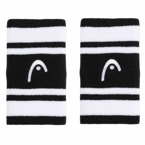 Head Wristband Striped 5' Black/White