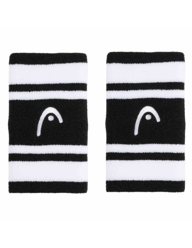 Head Wristband Striped 5' Black/White