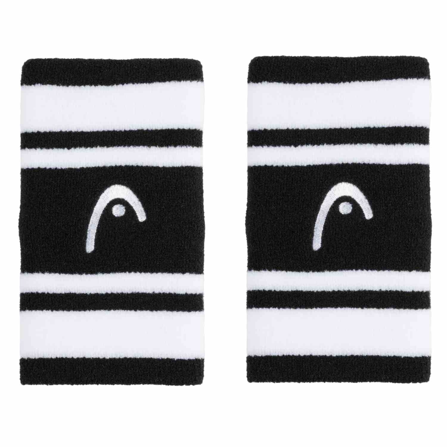 Head Wristband Striped 5' Black/White