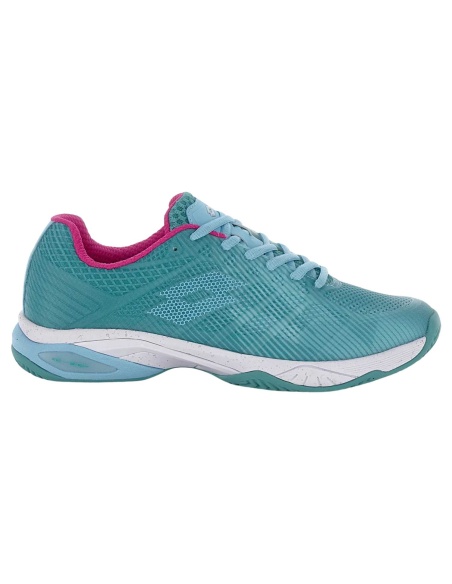 Lotto Mirage 300 II Clay Blue/Green/Pink