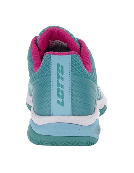Lotto Mirage 300 II Clay Blue/Green/Pink