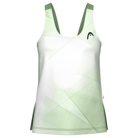 Head Spirit Tank White/Celery Green