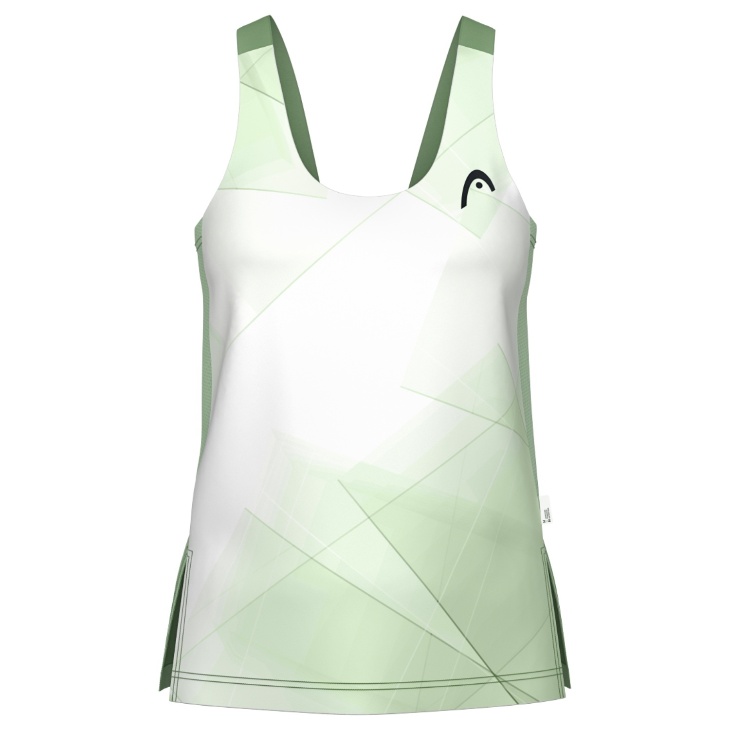 Head Spirit Tank White/Celery Green