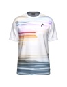 Head TopSpin T-Shirt Junior White/Color Mix