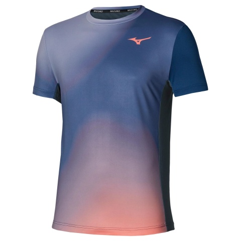 Mizuno Shadow Graphic T-Shirt Beacon Blu