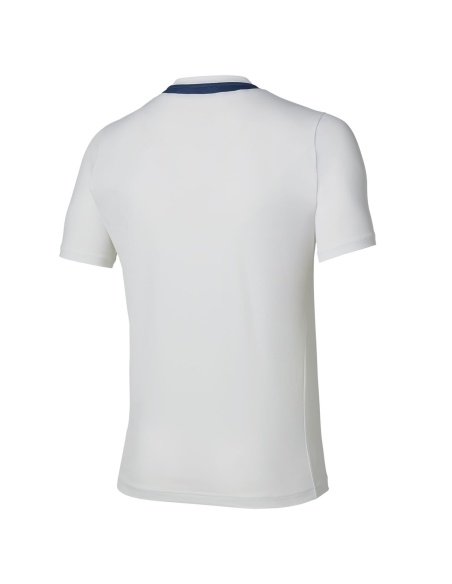 Mizuno Tennis T-Shirt White/Insigna Blue