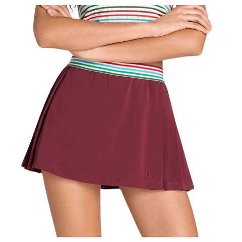 Wilson Cross Court Skirt Cranberry