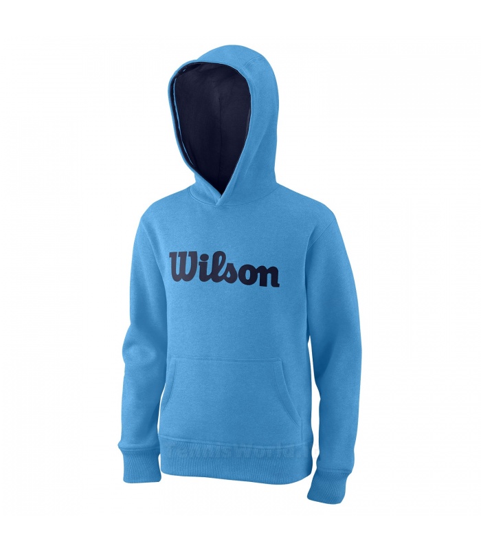 Wilson Cotton Hoodie JR Blue