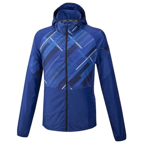 Mizuno Printed Jacket Blue