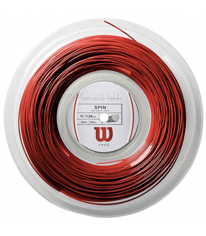 Wilson Revolve Twist Red 1,25 (200mt)