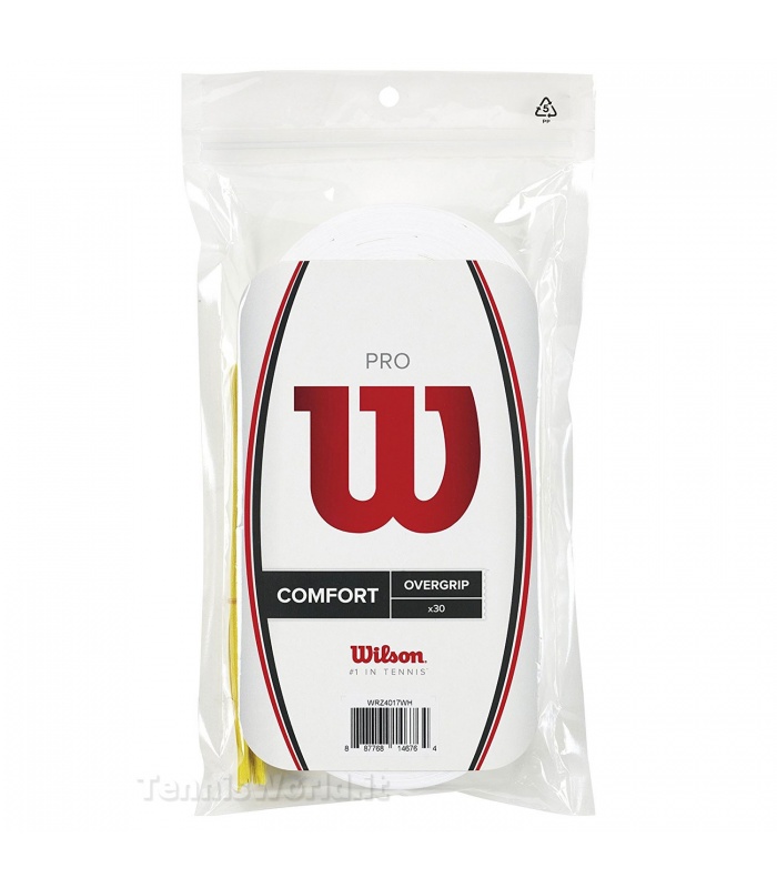 Wilson Pro Overgrip White 30 Pack