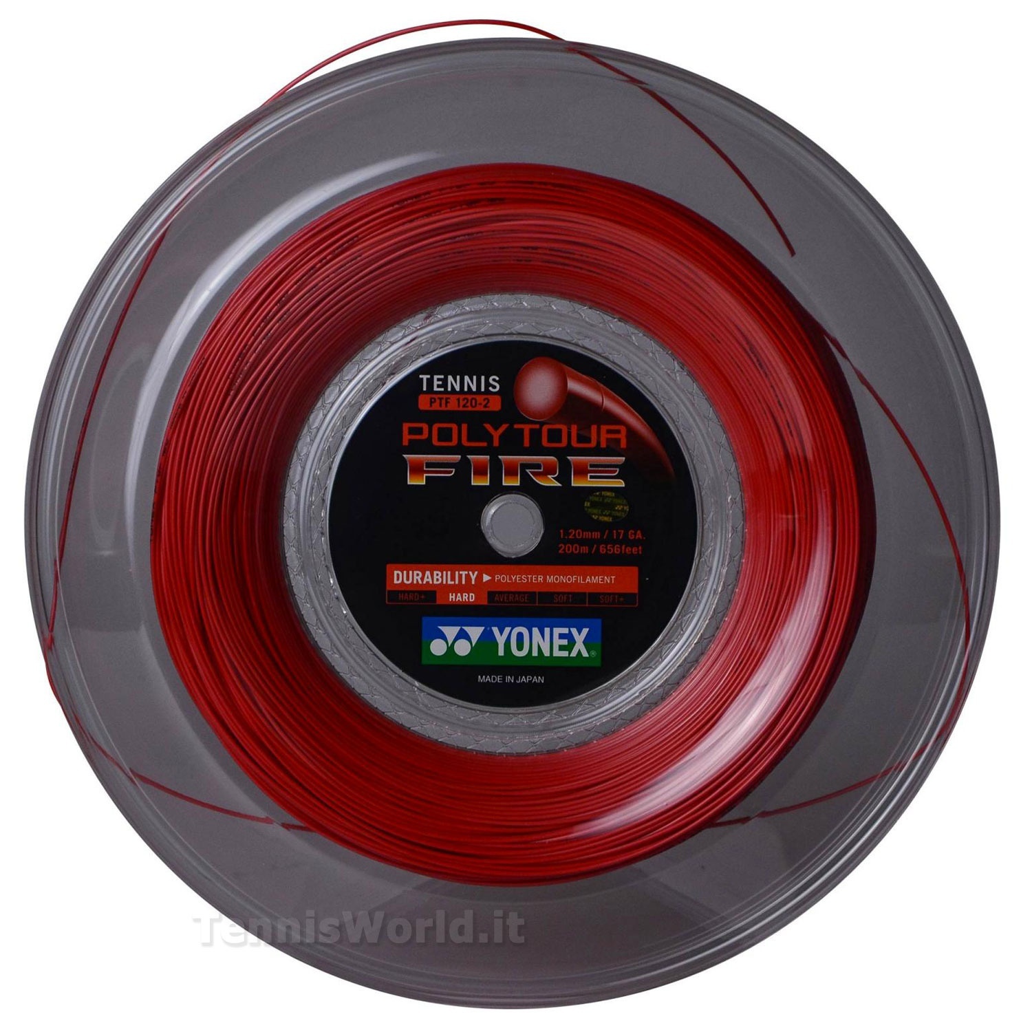 Yonex Poly Tour Fire Red1,25 (200mt)