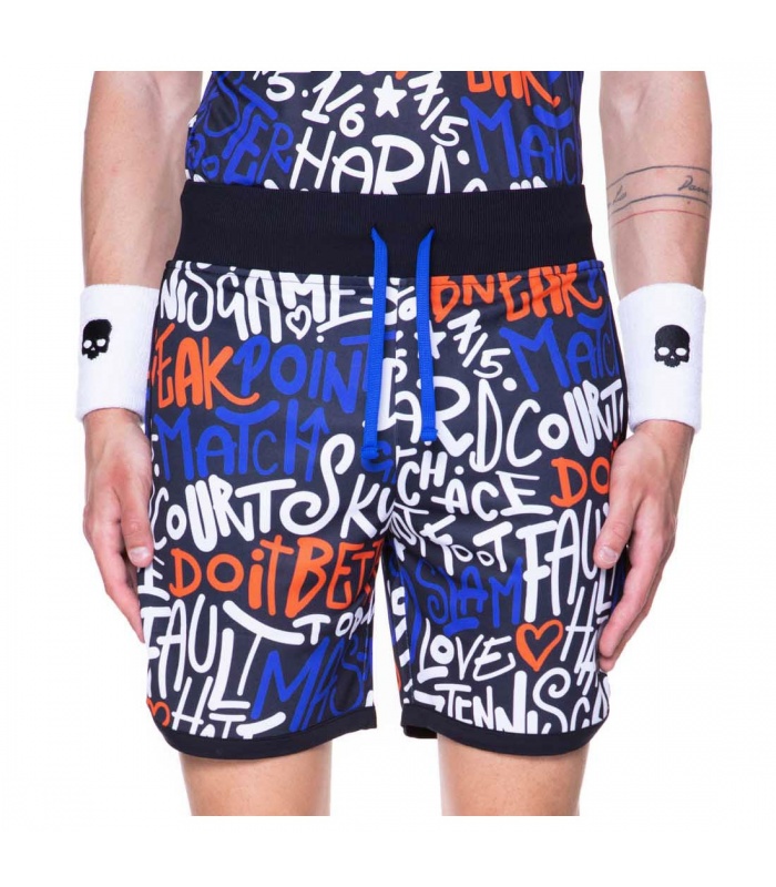 Hydrogen Graffiti Tech Shorts Black