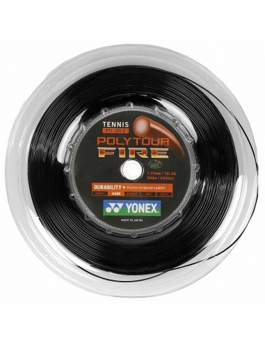 Yonex Poly Tour Fire Black 1,25 (200mt)